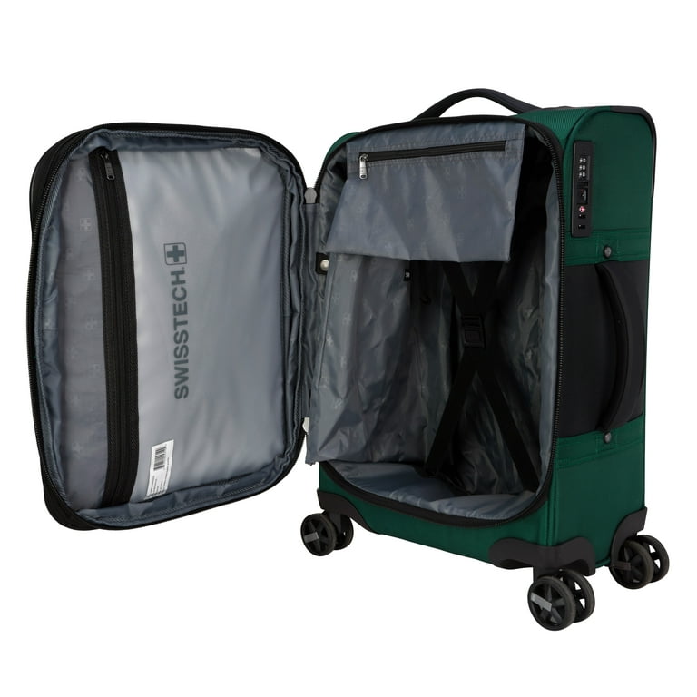 Swiss Tech 28 Softside Checked Luggage Green Walmart