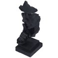 thumbnail image 4 of Adornos de figuras de resina, estatua de Keep Silence, estatua de pensador interesante, esculturas abstractas de figuras de hombres construidas para precisión, 4 of 8