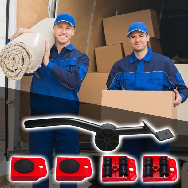 Organizador Elevador de transporte de muebles Mover Heavy Stuffs Juego de herramientas de manipulación de barras móviles Ndcxsfigh Nuevos Originales