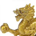 thumbnail image 4 of Estatua de dragón dorado del zodíaco chino, decoración animal para el hogar, 4 of 5