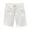 White, variant on Slim Stretch Denim Shorts For Men Men'S Classic-Fit Streetwear