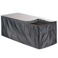 thumbnail image 1 of Housse Imperméable pour Coffre de Terrasse, Résistante aux UV 210D, Protecteur de Rangement Extérieur, Noir, 1 of 5