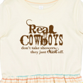 thumbnail image 4 of Inktastic Real Cowboys Girls Toddler Dress, 4 of 5