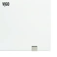 thumbnail image 7 of Vigo Vg60227276 Elan Hart 76" High X 72" Wide Sliding Frameless Shower Door - Black, 7 of 7
