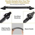 thumbnail image 2 of Self Closing Gate Spring Hardware Adjustable Metal Spring Closure Compatible Light To Heavy Duty Wooden Gates Door Fence Black Garden Gate Closer Comp, 2 of 5