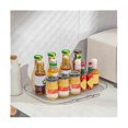 thumbnail image 3 of Refrigerator Storage Tray 360 Rotatable Nonskid Freezer Organizer Fruit Vegetables Storage Containe, 3 of 5