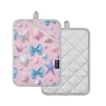thumbnail image 2 of 2 Pack Pot Holders for Kitchen Heat Resistant Hot Pads Sets for Cooking Baking Seashells and Bows, 2 of 7