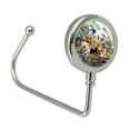 thumbnail image 2 of Animal Buddies Selfie Panda Polar Bear Sloth Lemur Toucan Purse Bag Hanger Holder Hook, 2 of 5