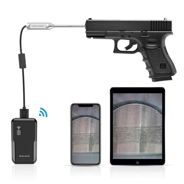 Teslong Pistol Borescope for iPhone, WiFi Version Handgun Barrel Bore