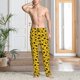 thumbnail image 2 of Balery Dinosaur Pantalones de pijama para hombre, pijama ultraligero, pantalón de descanso-Small, 2 of 6