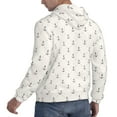 thumbnail image 3 of Hoodies for Men - Anchors Long Sleeve Comfrt Men'S Fashion Hoodies & Sweatshirts, Sweatshirts for Men Hoodies Pullover Clothing Clothes with Pouch, 3 of 7