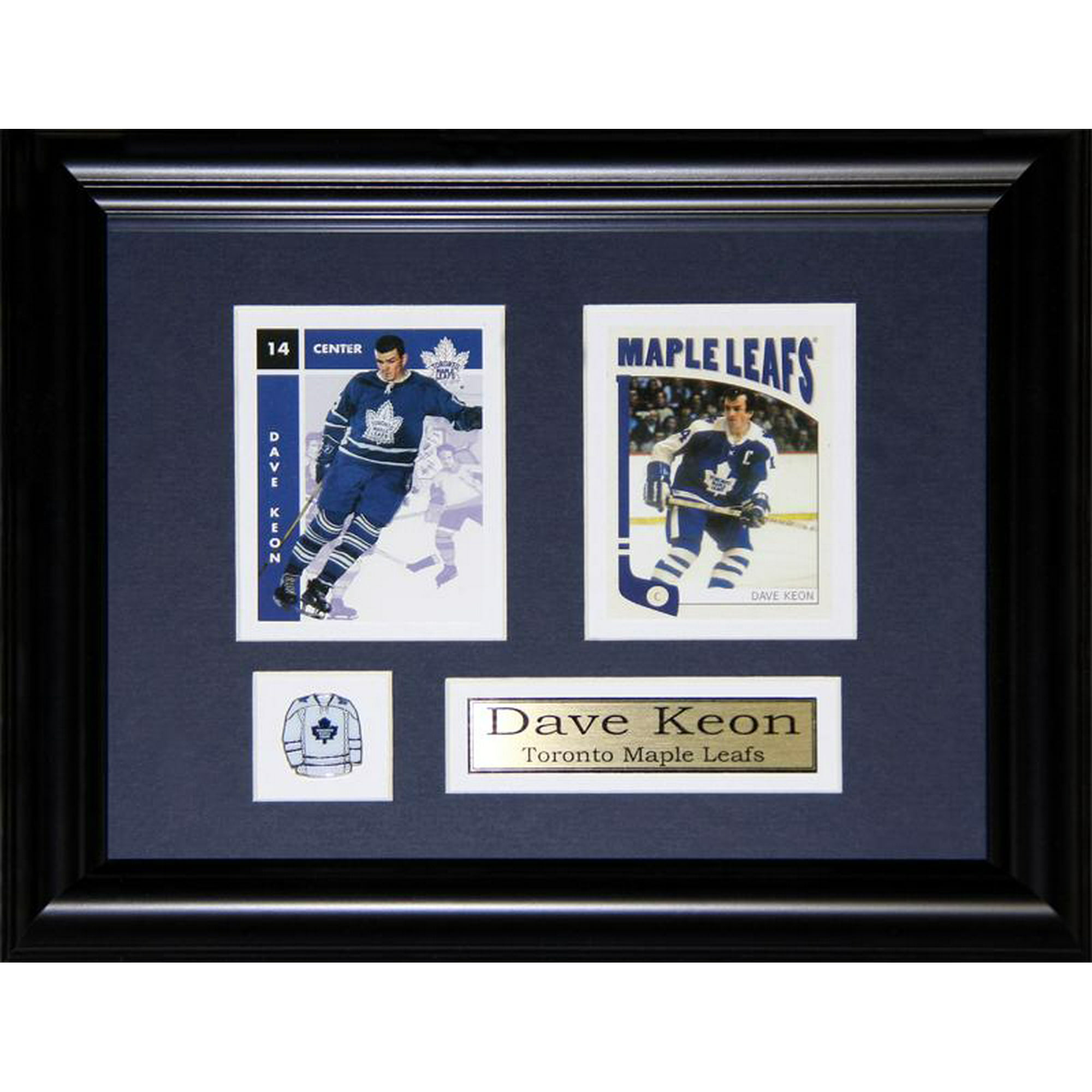 Dave Keon Toronto Maple Leafs 2 Card NHL Hockey Memorabilia Collector Frame  — Midway Memorabilia