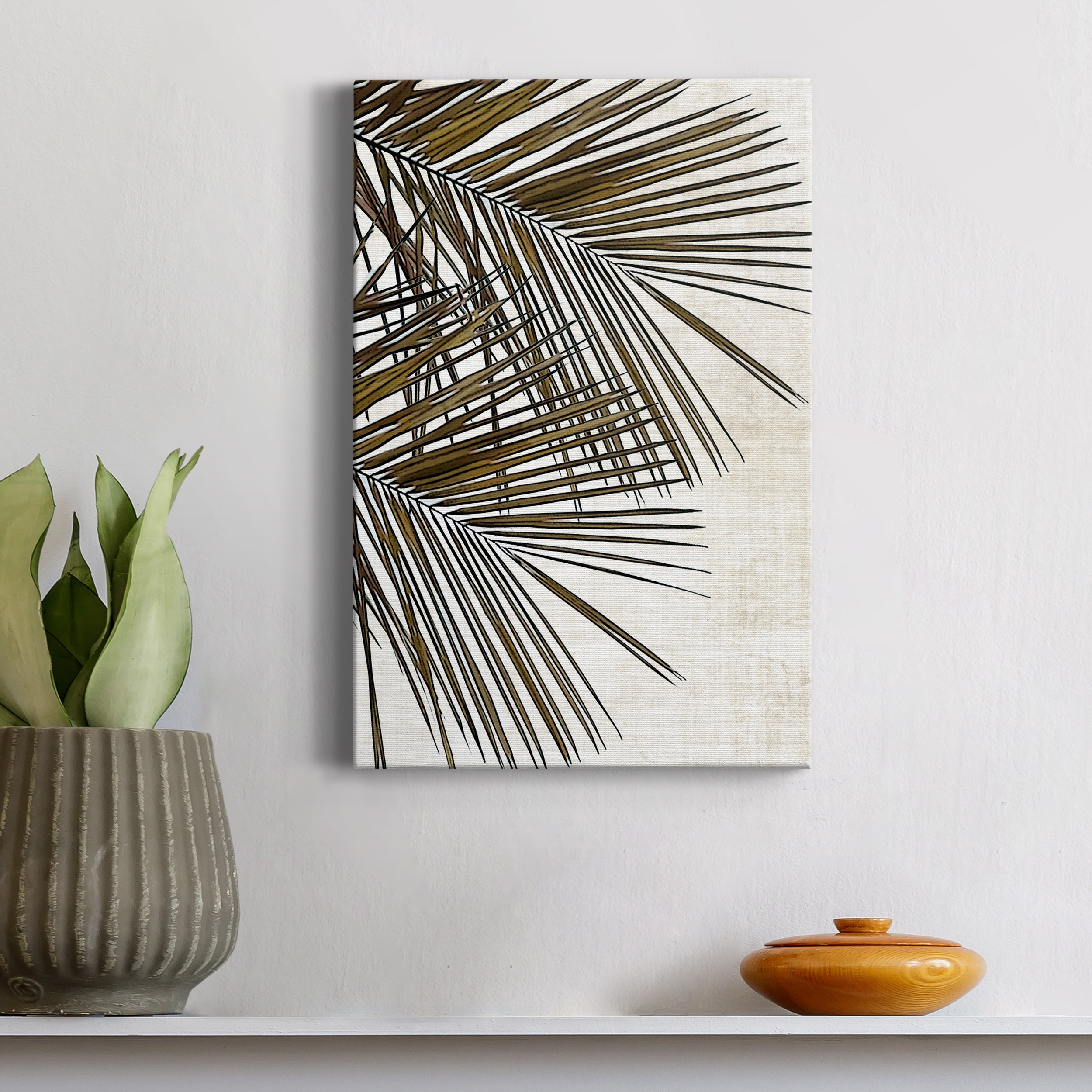 Palm I Premium Gallery Wrapped Canvas - Ready to Hang - 24 x 36