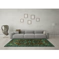 thumbnail image 3 of Ahgly Company Indoor Rectangle Persian Turquoise Blue Traditional Area Rugs, 4' x 6', 3 of 4