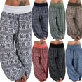 thumbnail image 1 of Women's Baggy Harem Pants Leggings Hippie Yoga Pants black XL, 1 of 5