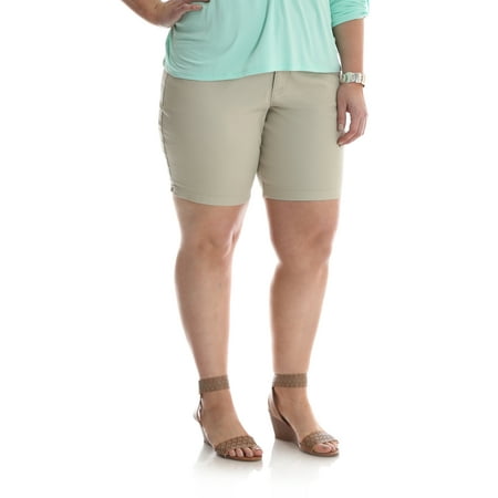 Dyed Twill Short - Women's Plus Simply Comfort Stretch Twill Short