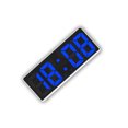 thumbnail image 2 of Ounissouiy Reloj Digital LED ABS, pantalla de fecha de estilo Simple, reemplazo recargable Rectangular, 2 modos, 5 engranajes, alarmas de Control de sonido Decoración del hogar Tipo 2 Ounissouiy HA084277-02B, 2 of 6