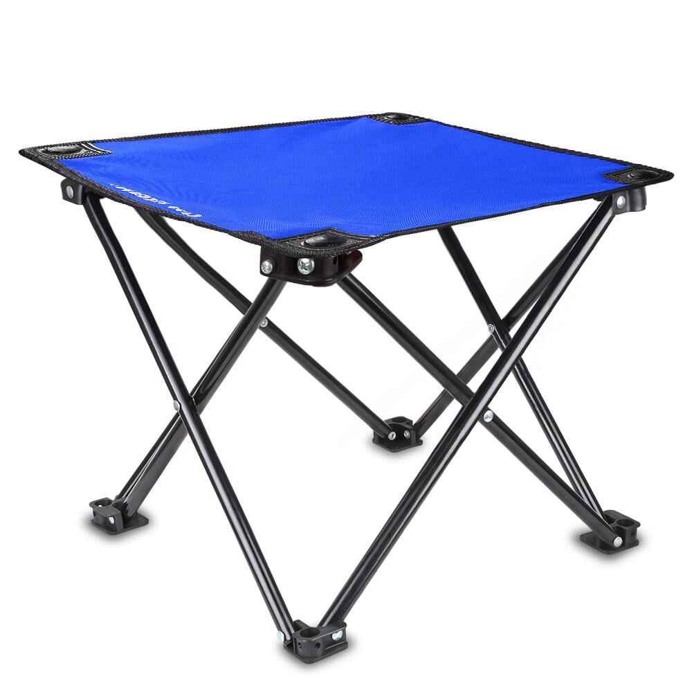 qf camping stool portable outdoor aluminum alloy folding camping stool  lightweight collapsible chair for hiking fishing travelling beach   walmart