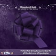 thumbnail image 5 of PMU Pull String Bows - Gift Bows for Wedding, Birthdays & Anniversaries - Ribbon Bows for Flowers & Basket Decoration - Large Bow for Gift Wrapping - 5 Inch 20 Loops Purple- (1/pkg)Pkg/1, 5 of 6