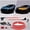 Ice blue+amber, variant on Sequential Dynamic Scan LED Hood Light Strip for Cars, Dual Color White DRL with Amber Turn Signal, Flexible Cuttable IP68 Waterproof Exterior LED Light, for Trucks SUVs Vans, 47inch 12V, 1 Set