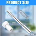 thumbnail image 3 of 12Pcs Heavy Duty Aluminum Screen Latches - Rustproof Spring Fasteners for Secure Window Fit, Easy Install Garage Patio, 3 of 8