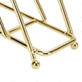 thumbnail image 2 of Napkin Holder Fashion Elegant Thickened X Shaped Hotel Table Napkin Holder Wrought Iron Vertical Tissue Holder Gold, 2 of 3
