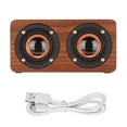 thumbnail image 1 of Haut-parleur Bluetooth Sans Fil Rétro Subwoofer Portable avec Micro pour Ordinateur de Bureau TV, 1 of 8