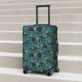 thumbnail image 6 of Yiaed skull black cats in mexican Print Travel Luggage Cover Suitcase Protector Covers Elastic Luggage Anti-scratch(No luggage included）-X-Large, 6 of 7