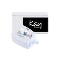 thumbnail image 1 of Kay Beauty Pencil Cosmetic Sharpener (1pcs) - White, 1 of 4