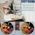 thumbnail image 3 of Gas Stove Burner Cover,Electric Stove Top Protector,Easy to Clean,Classic Wine Elements Barrel, Bottle, Glasses and Grapes, 3 of 7