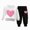 G254-White, variant on HFHAPW Toddler Kids Girl Fall Winter Clothes Graphic Crewneck Sweatshirt Joggers Pants 2Pcs Outfits Set,3-4 Y