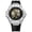 Black leather - white steel - black surface - white studs, variant on Men's Geometric Skeleton Automatic Mechanical Watch, Luminous, Silicone Strap Sport Wristwatch