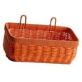 thumbnail image 2 of Baoblaze Storage Basket Wall Hanging Decor for Garden Flower Pot Farmhouse Wall Decor Orange, 2 of 8