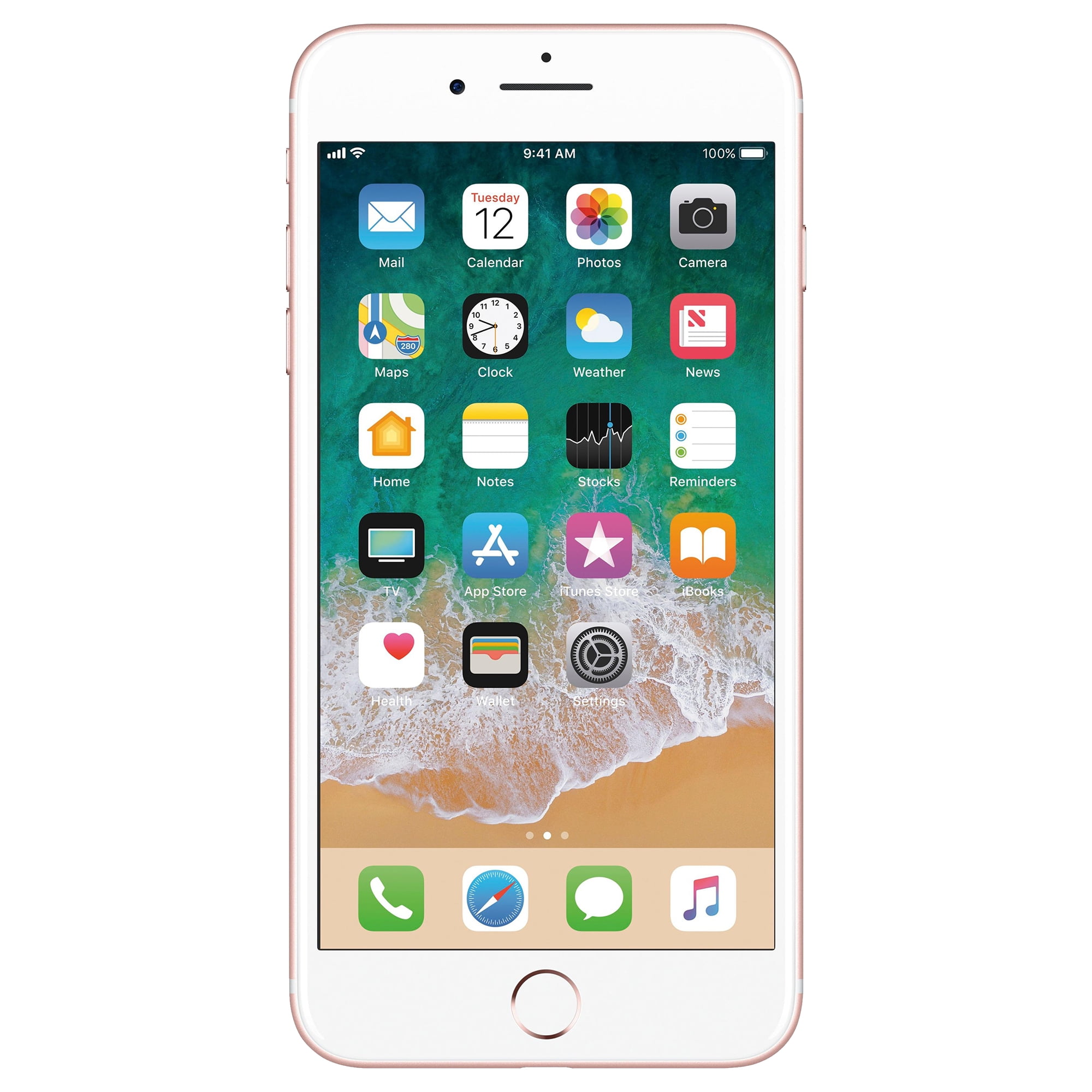 Restored Apple iPhone 7 Plus 32 GB Rose Gold Fully Unlocked GSM and CDMA Compatible Refurbished Walmart