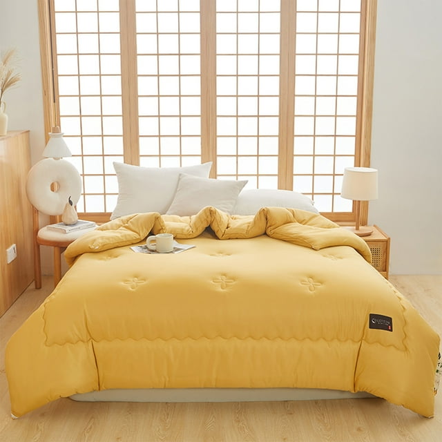 Openpig Soft Washed Microfiber Duvet Insert - Great For Summer Spring Fall Enhanced Warmth For All Seasons - Lightweight Yet Insulating Comforter Core