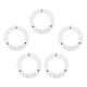 thumbnail image 5 of Paquete de 5 Hebillas para Pantallas de Lámparas, Blancas, Piezas de Repuesto para Montaje en Bricolaje, Herrajes, Anillos Centrales Resistentes, Sopo, 5 of 8