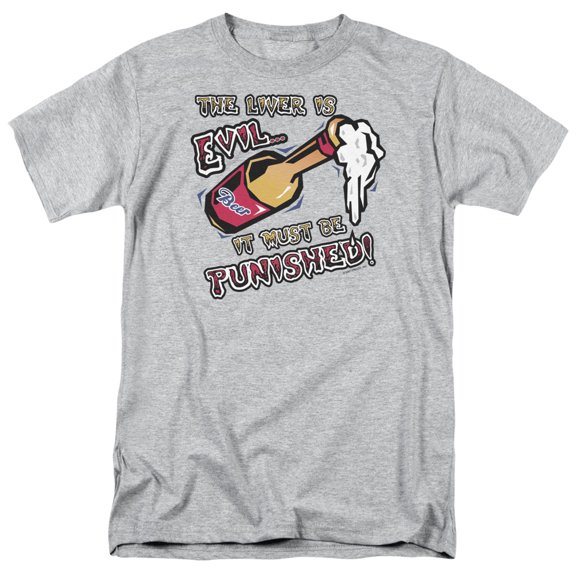 - The Liver Is Evil - Short Sleeve Shirt - XXXXX-Large