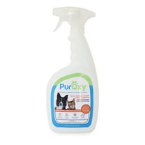 PurOxy Pet (Dogs, Cats, Other) Stain & Odor Eliminator 32oz Trigger Spray Bottle