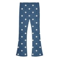 thumbnail image 5 of JOANKDMI Flare Pants for Girls Bell Bottoms Elastic Stretchy Printed Casual Yoga Trousers Kids Youth Activewear Lounge Fashion Star Graphic Leggings, 5 of 9