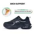 thumbnail image 4 of Artlea Women's Walking Shoes with Arch Support Orthotic Tennis Shoes for Plantar Fasciitis Women Fashion Sneakers for Foot Pain Relief, Size 6.5-11, 4 of 7