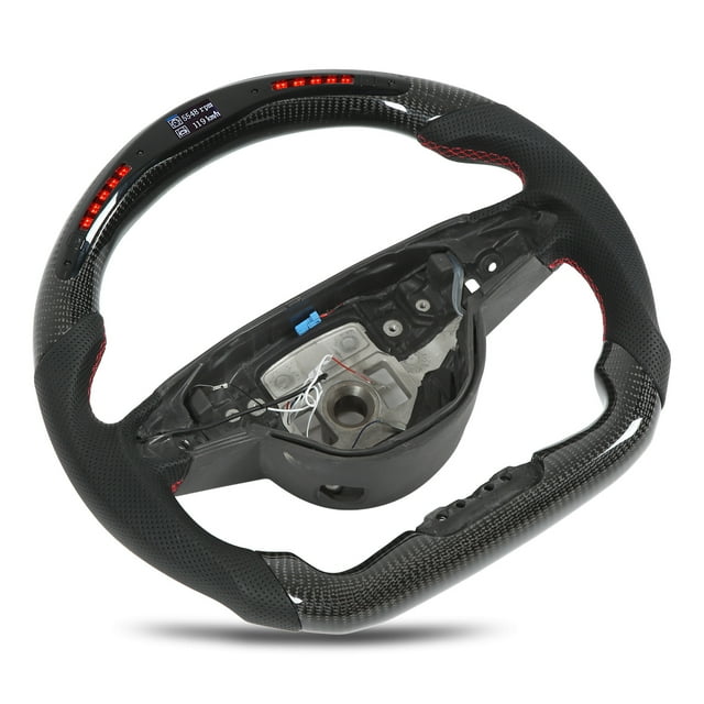 Racing Steering Wheel, LED Steering Wheel Heat Resistant With LCD Display For Automobile