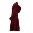thumbnail image 3 of DPTALR Woman Long Sleeve T-Shirt Autumn Jacket Loose Outerwear Button Solid Blouse Coat Tops, 3 of 4