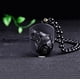 thumbnail image 5 of Collar de Obsidiana MADIOLA Cabeza de Lobo Vikingo Amuleto Extensible para Hombre Mujer, 5 of 7