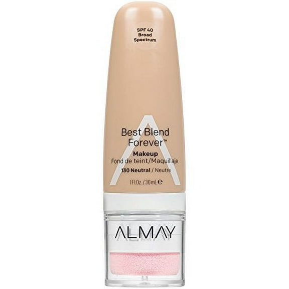 3 Pack Almay Best Blend Forever Foundation, Neutral, 1 fl. oz, SPF 40 Broad Spectrum