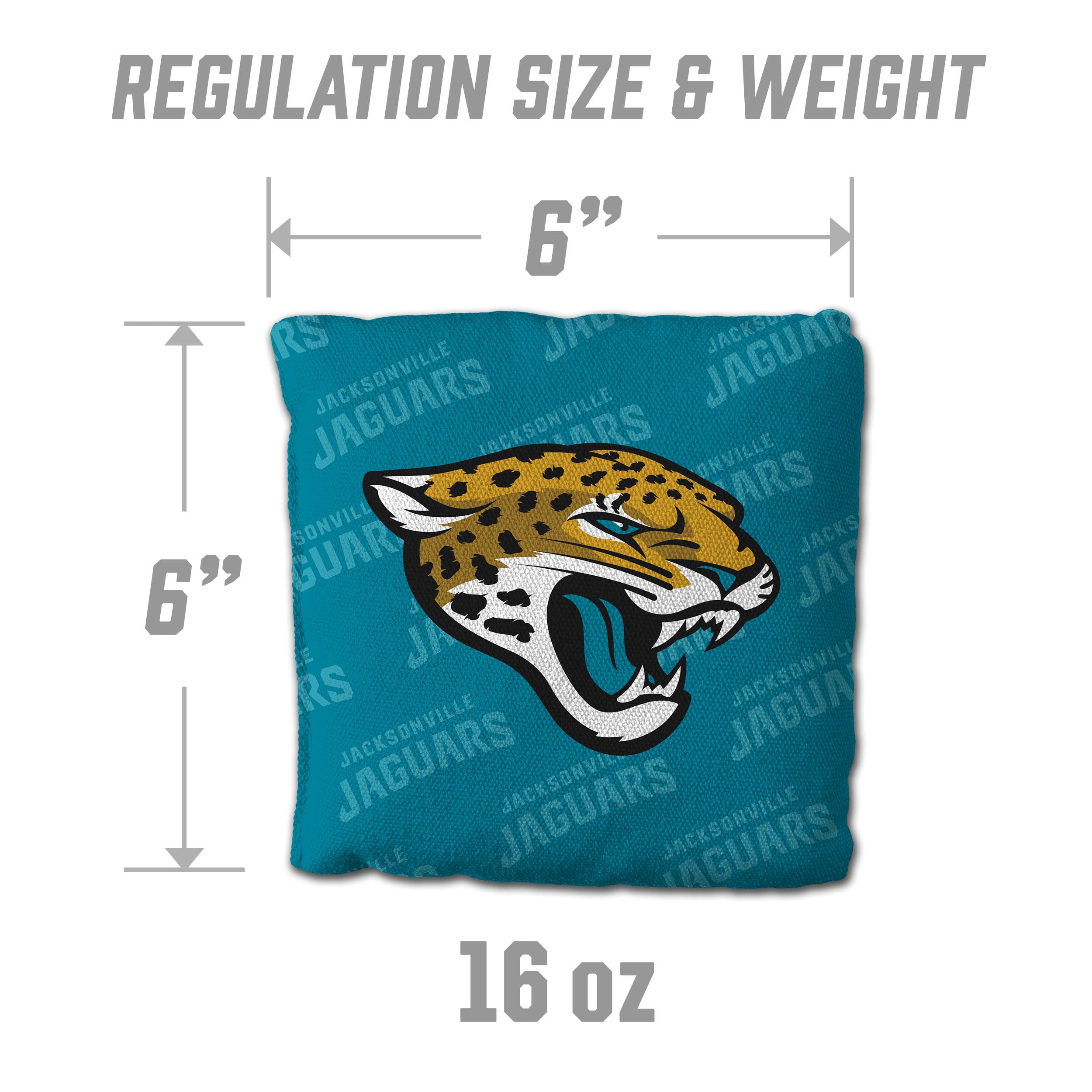 NFL Jacksonville Jaguars Cornhole Bags - 4PK - Teal