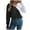 Black#1, variant on Fartey Fashion Color Block Sweater for Women Fall Winter V Neck Chunky Knit Pullover Sweaters Loose Fit Long Sleeve Drop Shoulder Sweaters Black S