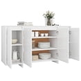 thumbnail image 2 of vidaXL Sideboard White 135x41x75 cm Engineered Wood, 2 of 5