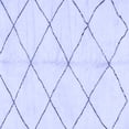 thumbnail image 1 of Ahgly Company Machine Washable Indoor Square Solid Blue Modern Area Rugs, 7' Square, 1 of 4