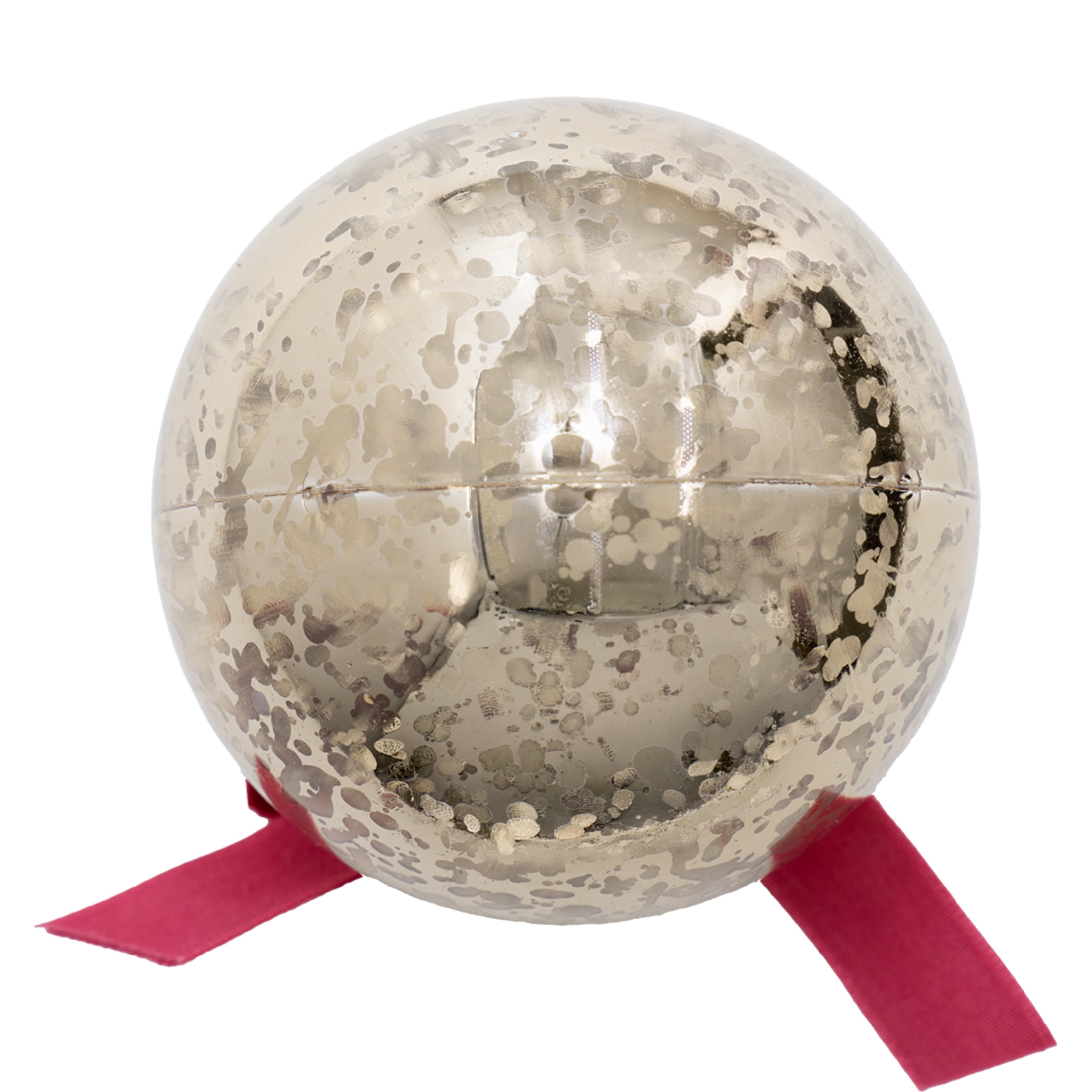 My Texas House 6-Count Gold Mercury-Style Shatterproof Christmas Ornaments, 3"
