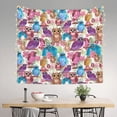 thumbnail image 2 of Honeii Watercolor Owl print Tapestry for Bedroom, Tapestry Wall Tapestry Aesthetic, Room Decor Classroom Tapestries for Living Room Dorm Room 51" X 60", 2 of 6